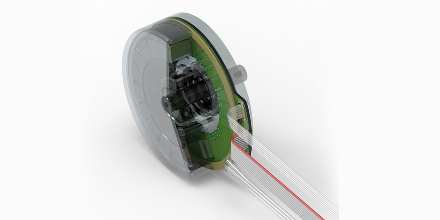 MILE encoder, 6400 cpt, 2-channel, with cable