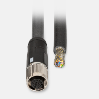 IDX I/O cable, M12 (female), 3 m / PUR, open end